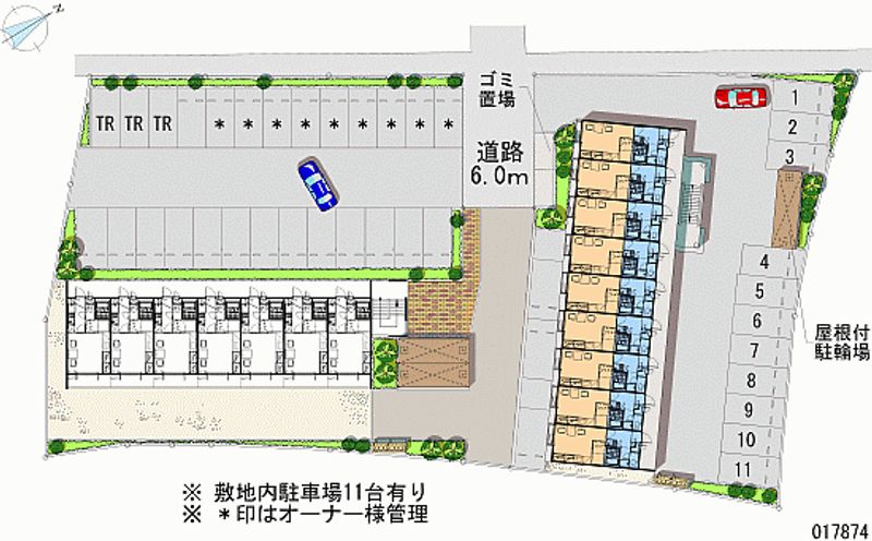 17874月租停車場