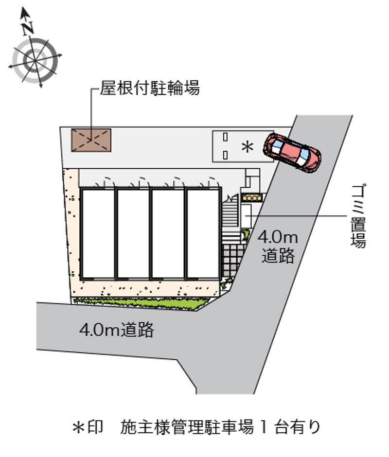 レオパレス金森 配置図