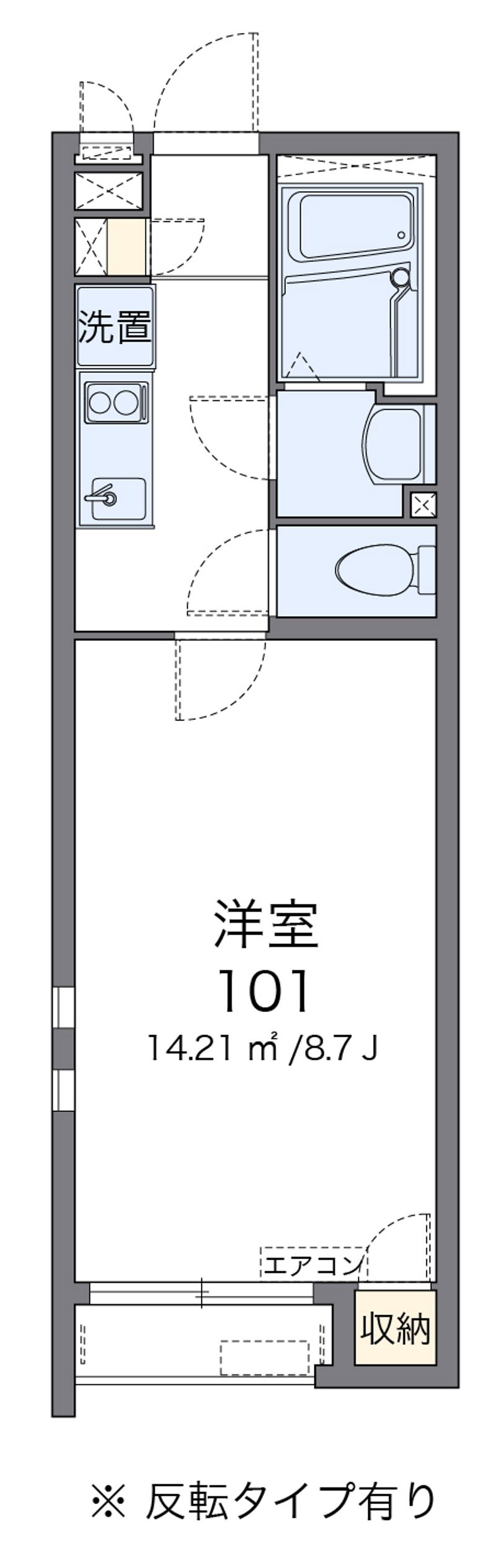 クレイノ垂井 間取図