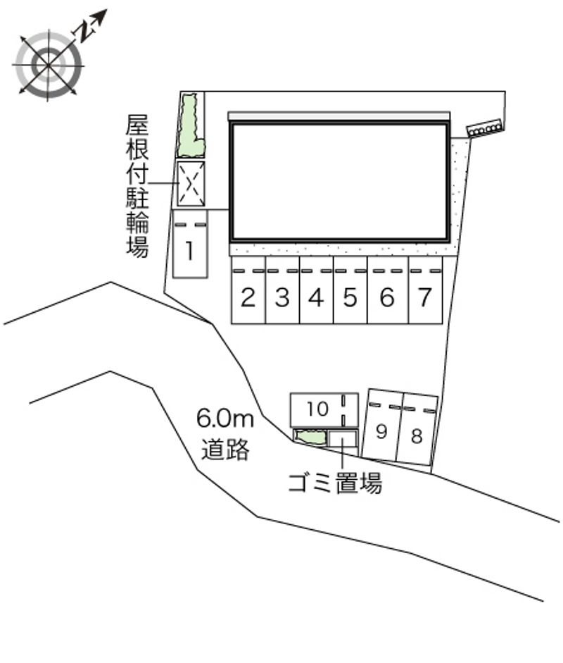 レオネクストミルキーウェイⅡ 駐車場