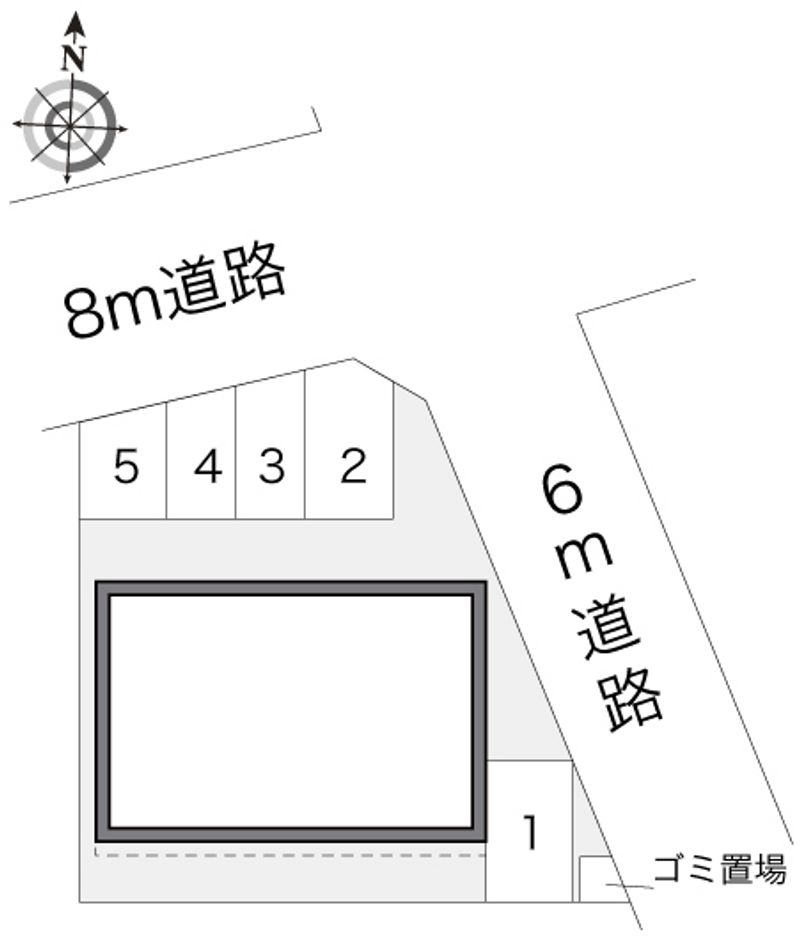 レオパレスひまわりくん 配置図