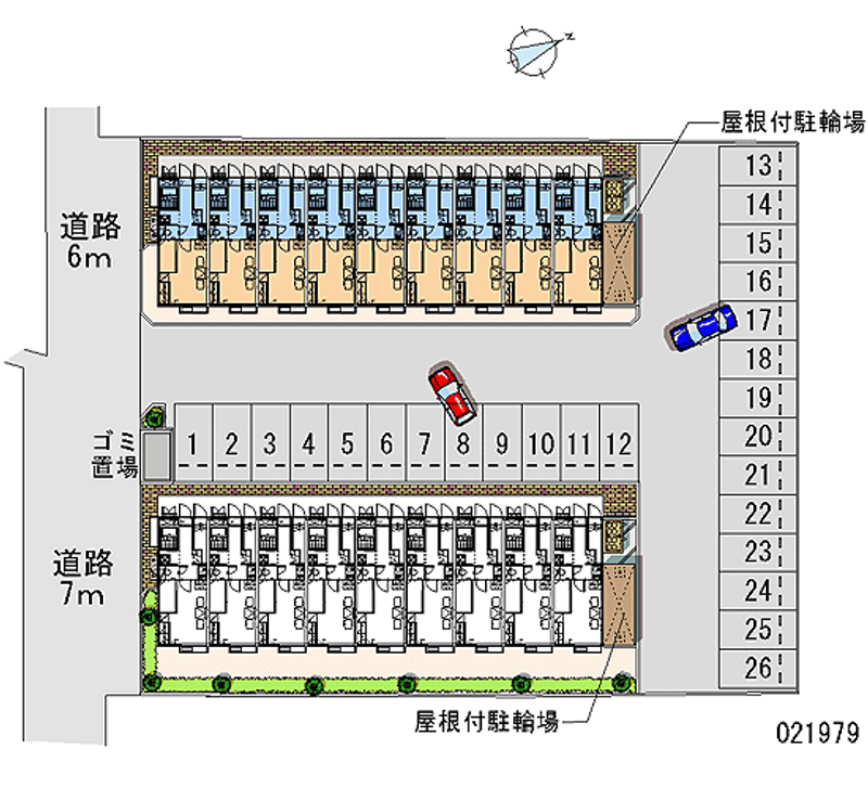 レオパレスポーラスターＡ 月極駐車場