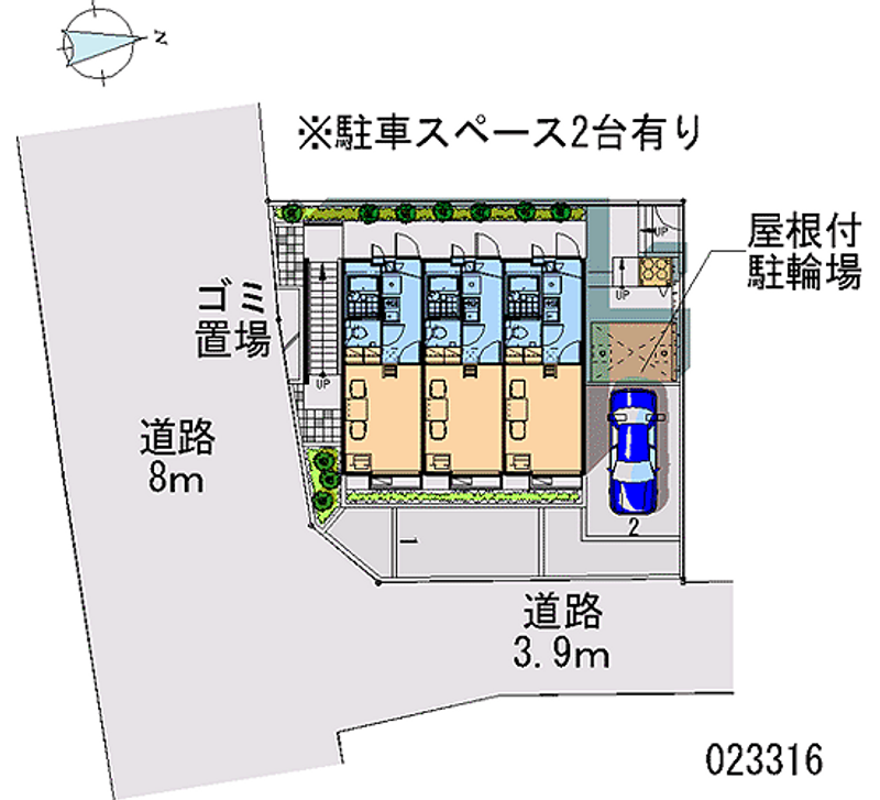 レオパレスＫＳ 区画図