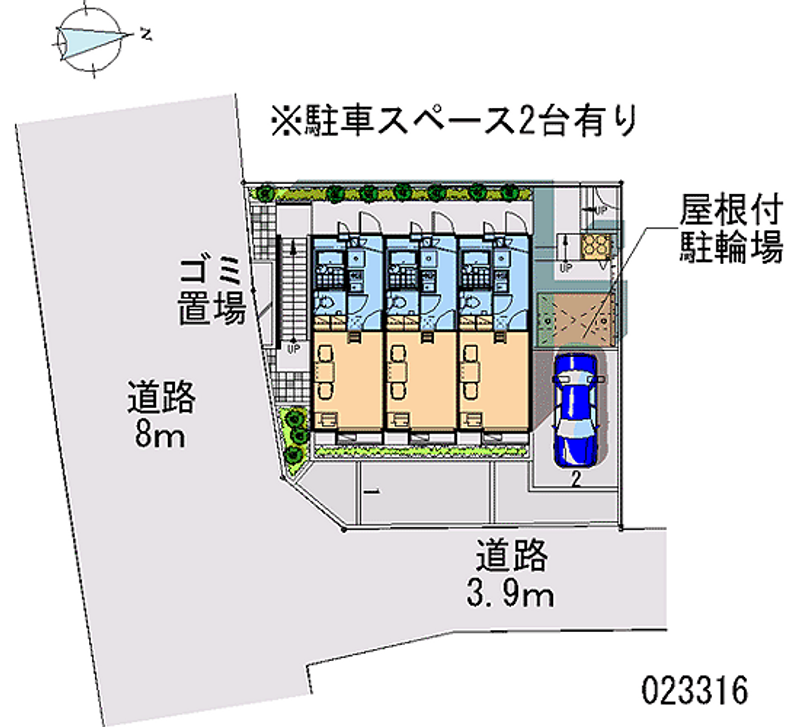 レオパレスＫＳ 月極駐車場