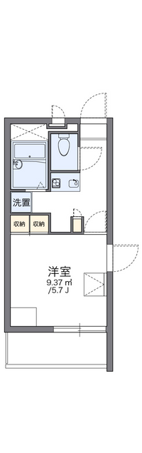 レオパレスル・レーヴ 間取り図