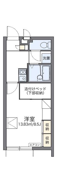 レオパレスＭＥＫＡＲＵ 間取り図