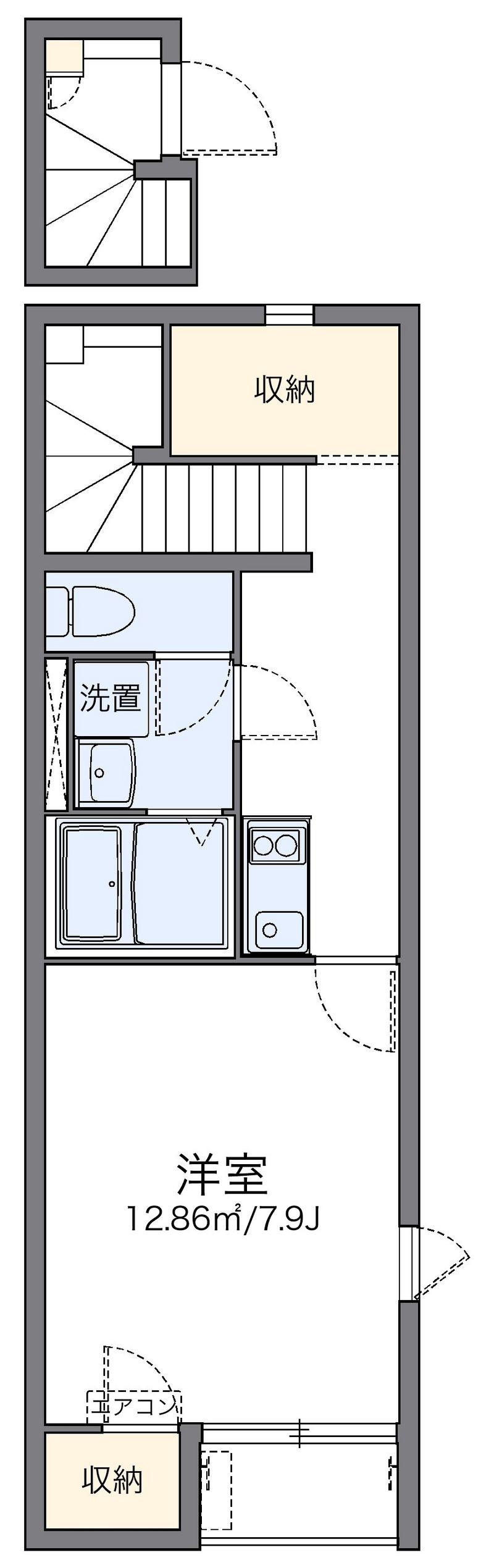 レオネクストフィロ　前沢宿Ⅱ 間取図