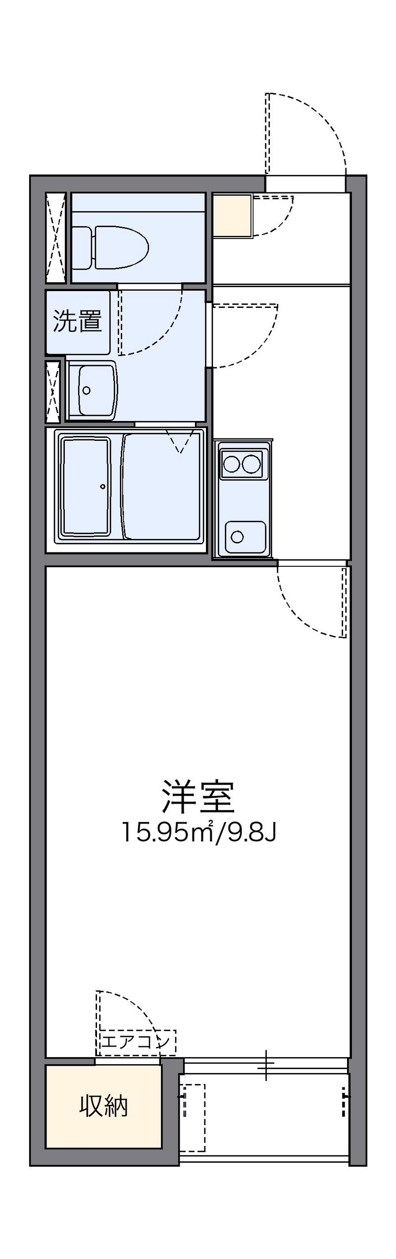 レオネクスト尾長東 間取図