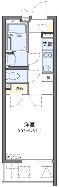 クレイノうたり 間取り図