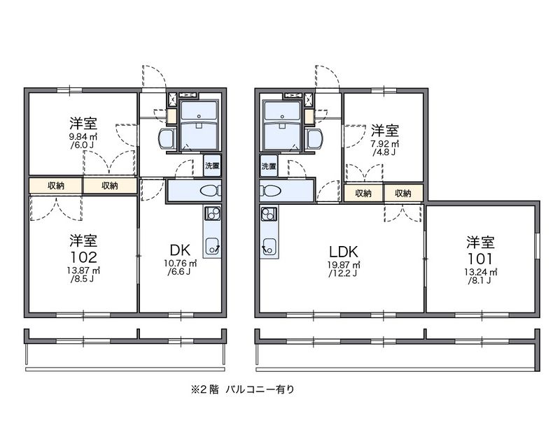 レオパレス池田Ｓ・Ｙ 間取図