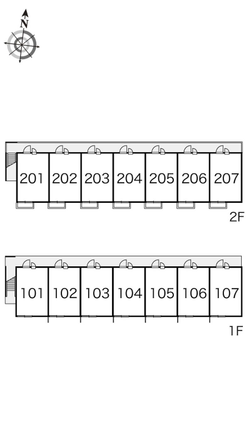 レオパレスアコースティック 間取配置図