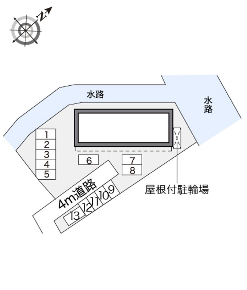 レオパレスフダザ 配置図
