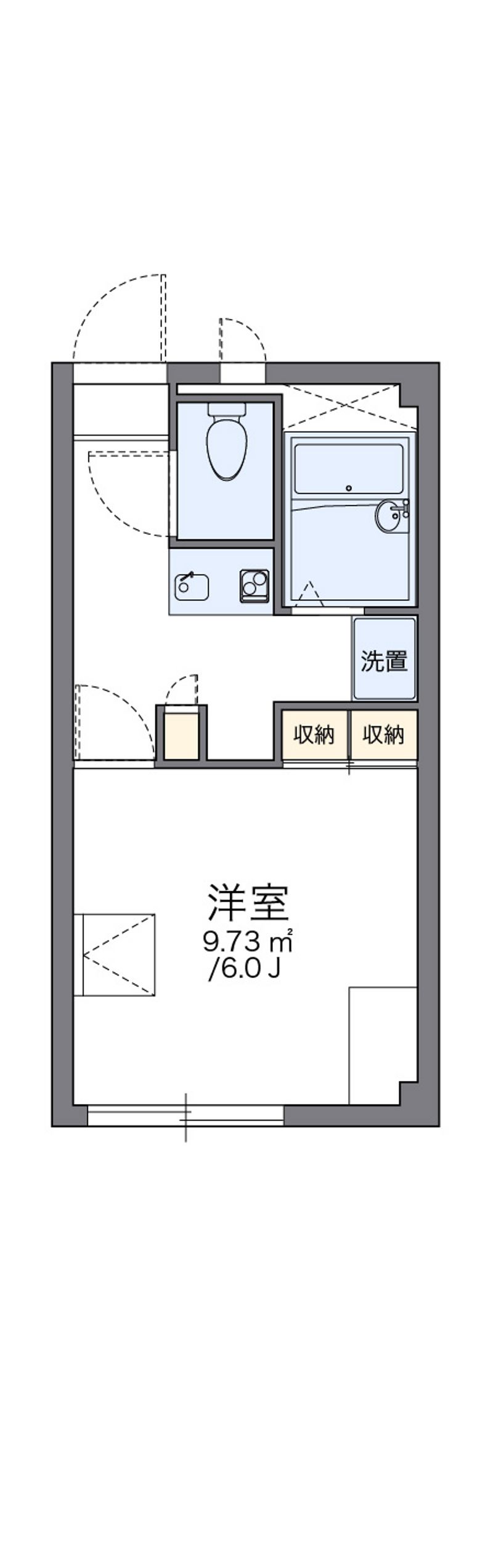レオパレス灘北 間取図