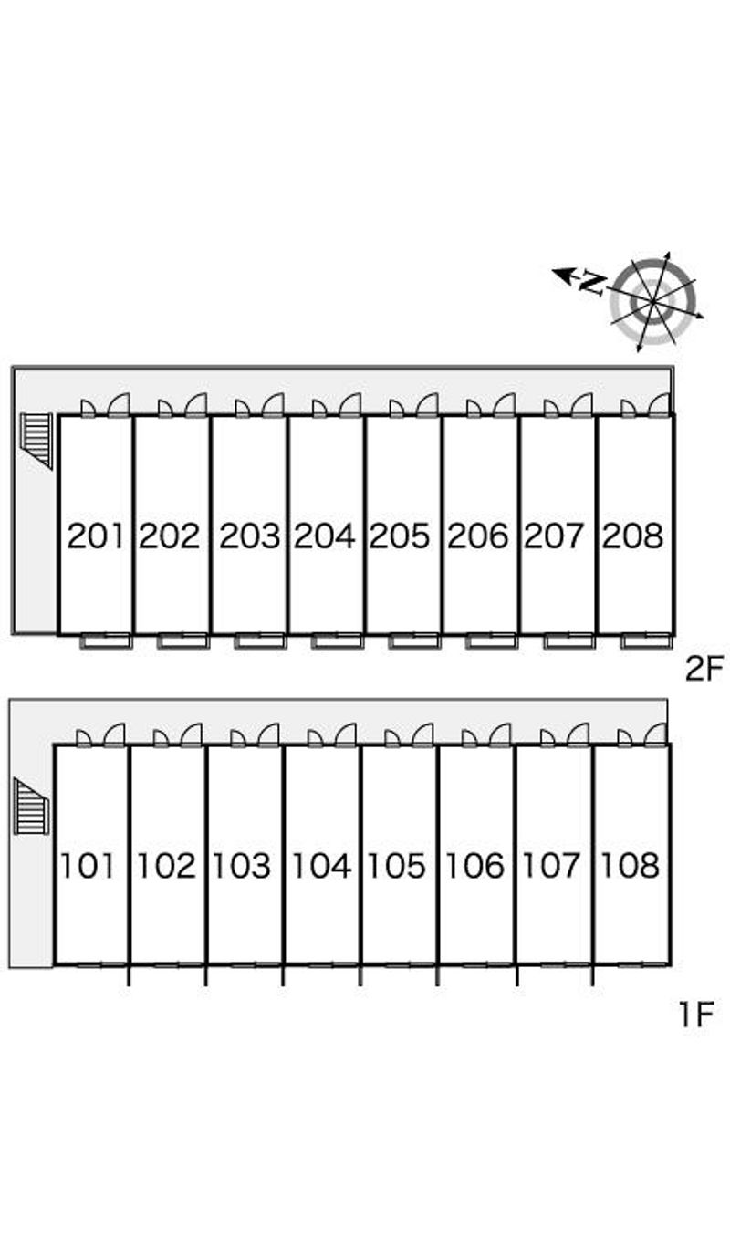 レオパレス幸 間取配置図