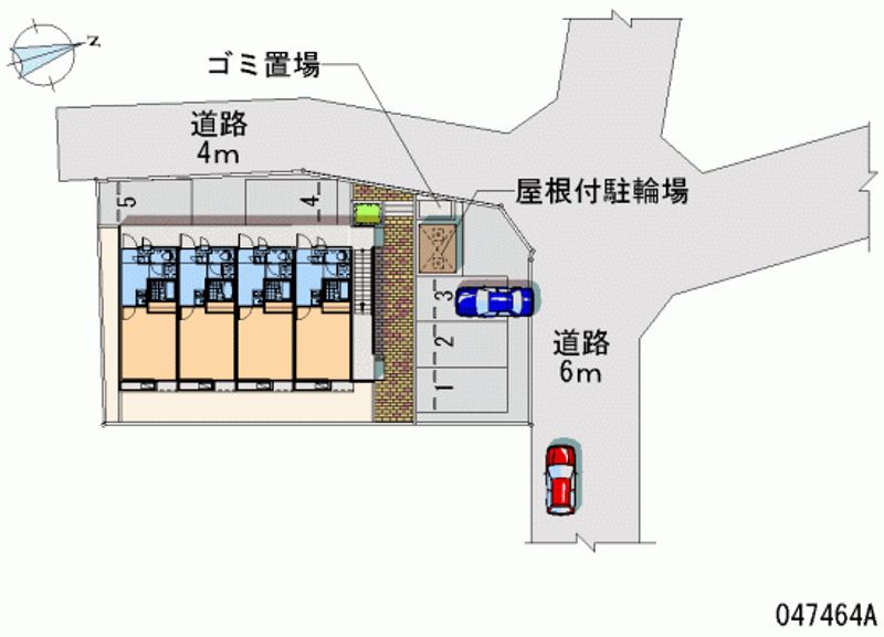 レオパレス小南上原 区画図
