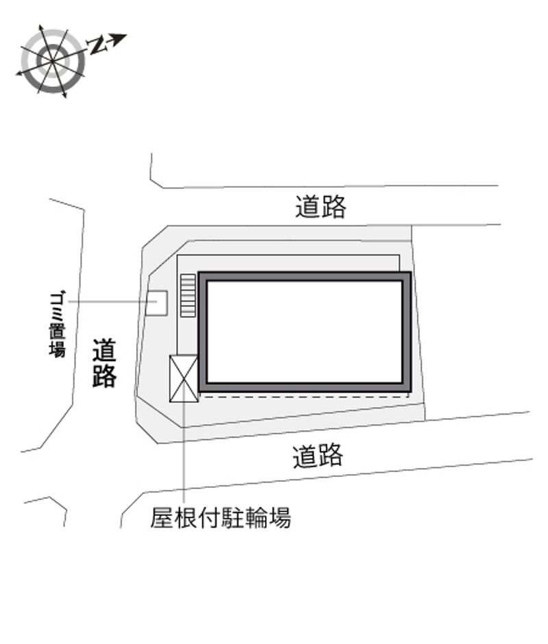 レオパレス近松 配置図