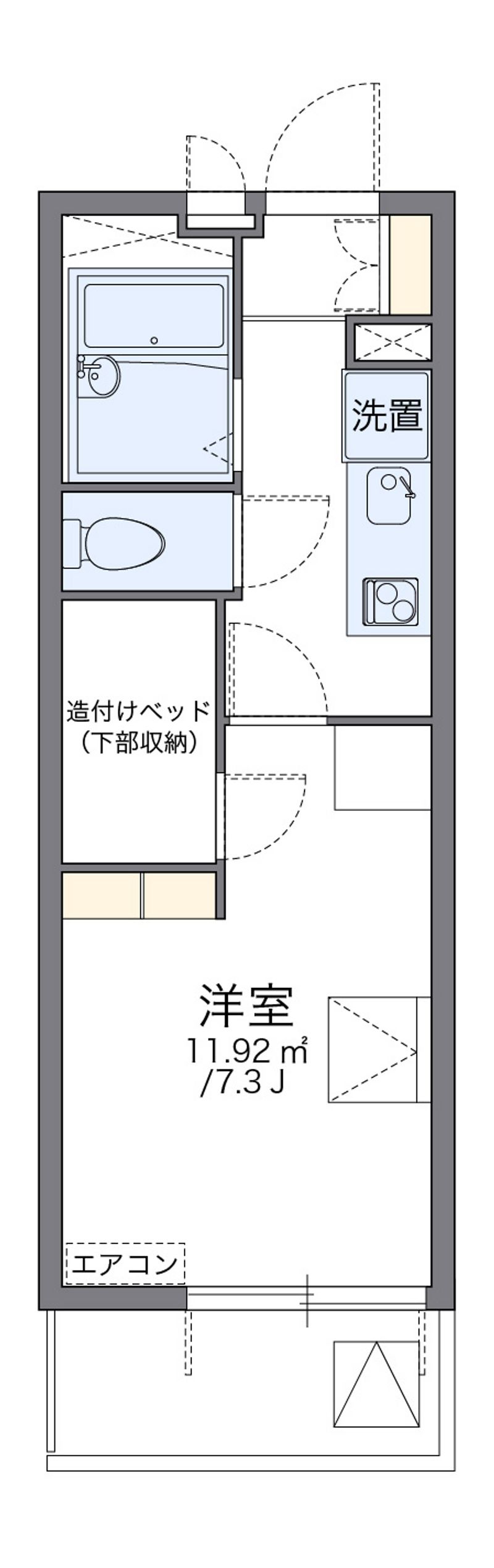 レオパレス新座サンハイツ 間取図