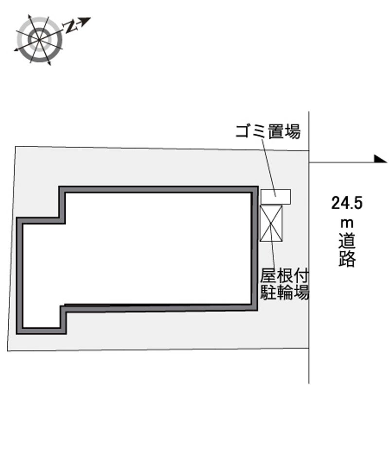 レオパレスＹＡＭＡＫＩ 配置図