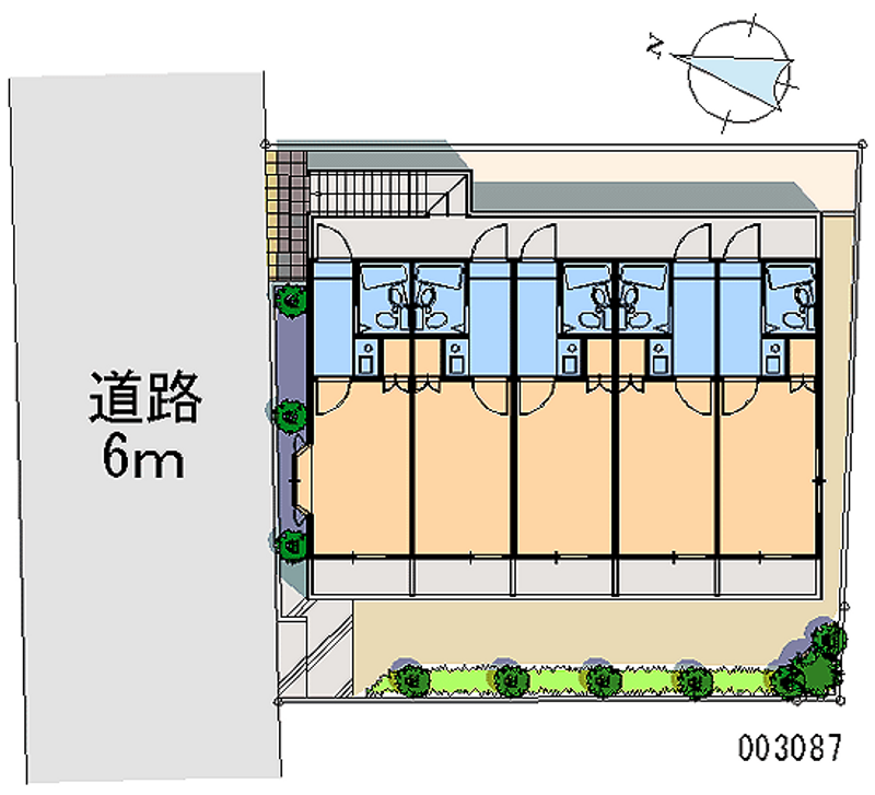 レオパレス赤羽Ｐａｒｔ１ 区画図