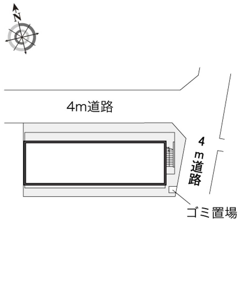 レオパレスイシバシミナミ 配置図