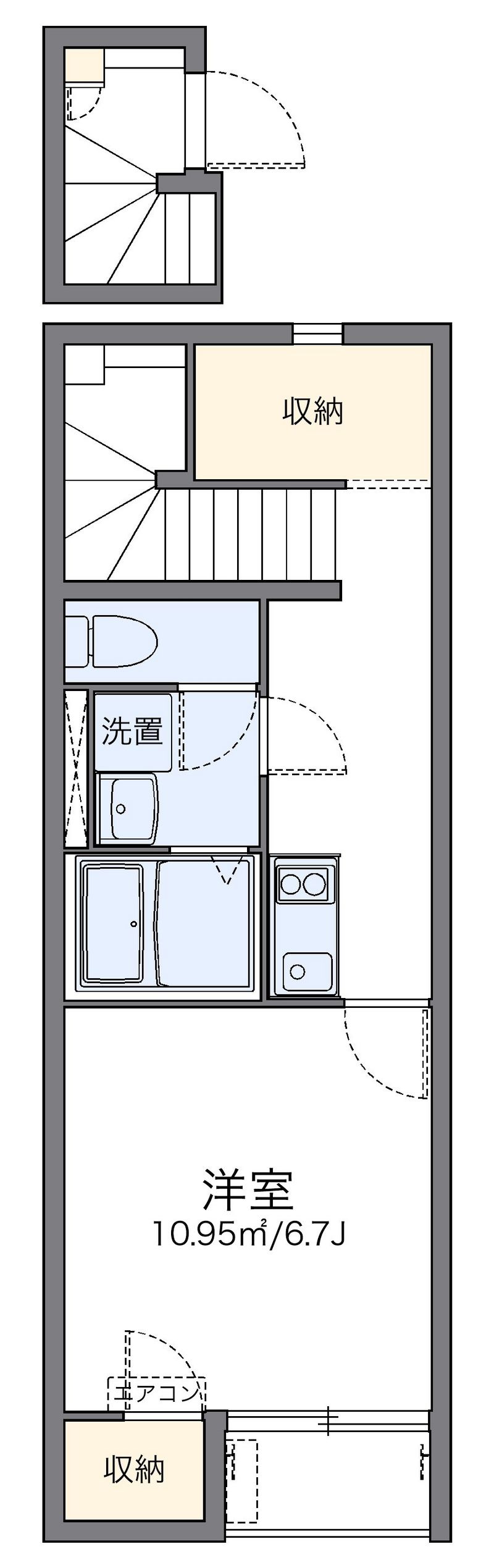 レオネクストエスペランサ泉Ⅱ 間取図