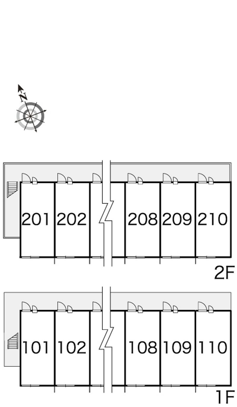 レオパレスサンクフル 間取配置図