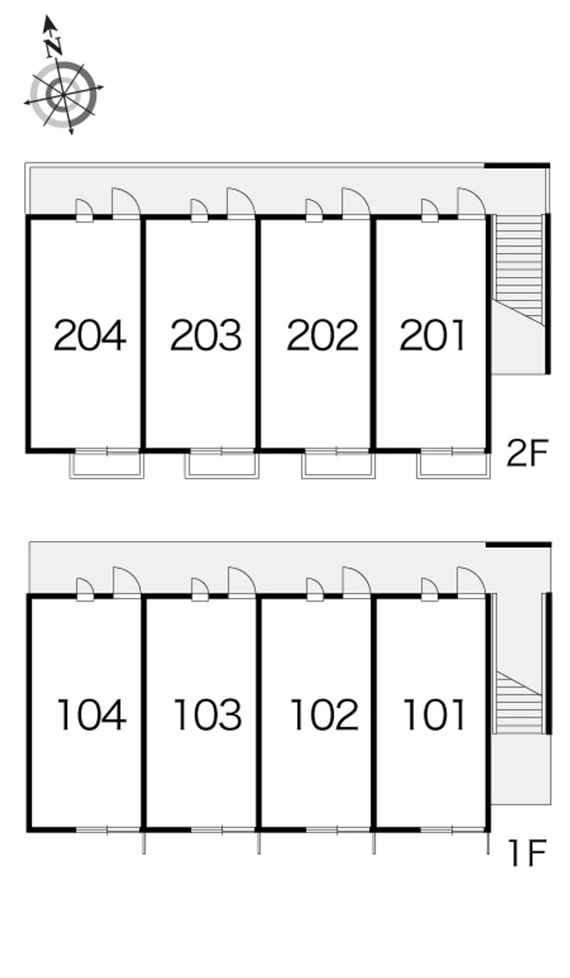 leopalace Sunagawa Sanbankan 户型布局图