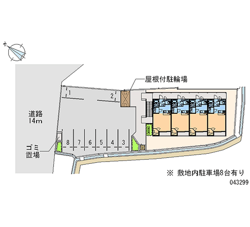 レオネクストソファレ　Ｆ 月極駐車場