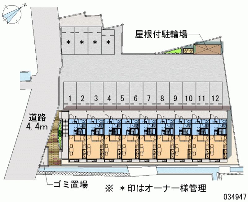 34947 Monthly parking lot