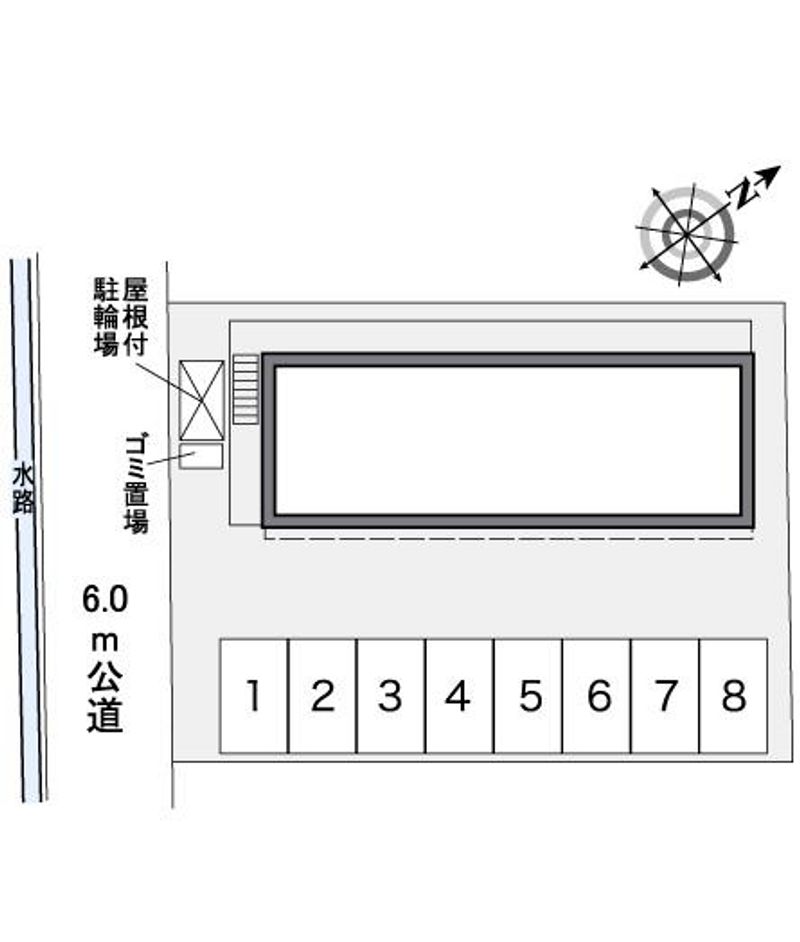 レオパレスカサボニータ 配置図