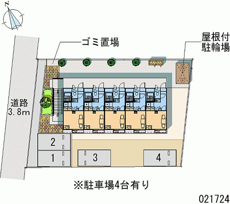 レオパレスサクラパーク 月極駐車場