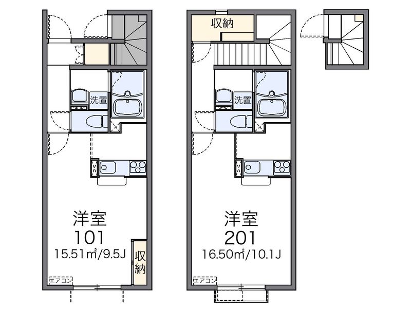 レオネクストプティ　フォレ 間取図