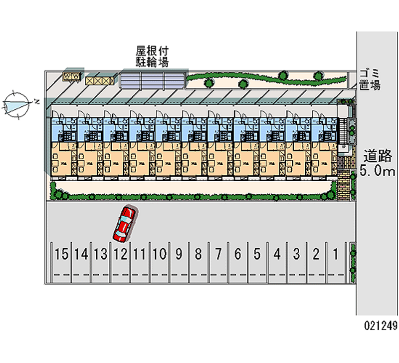 21249 Monthly parking lot