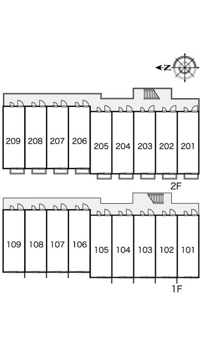 レオパレスディアコートＳ 間取り配置図