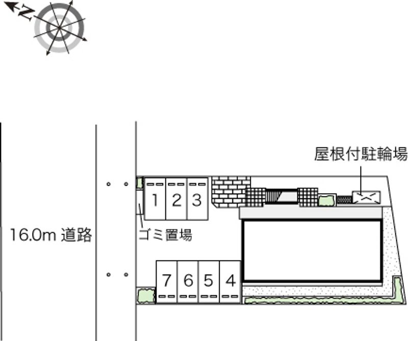 レオパレスＭａｐｌｅ 配置図
