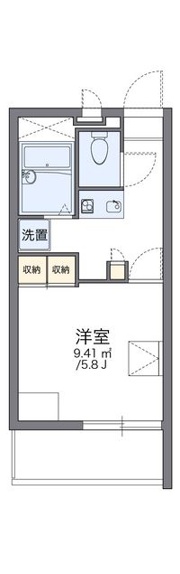 レオパレスカメリアⅢ 間取り図