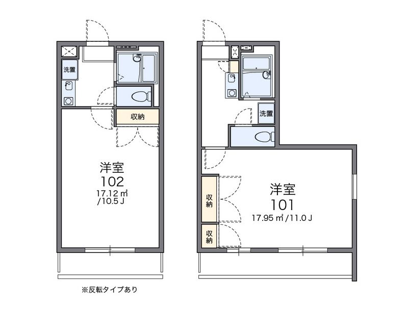 レオパレスムービング・ストーン 間取図