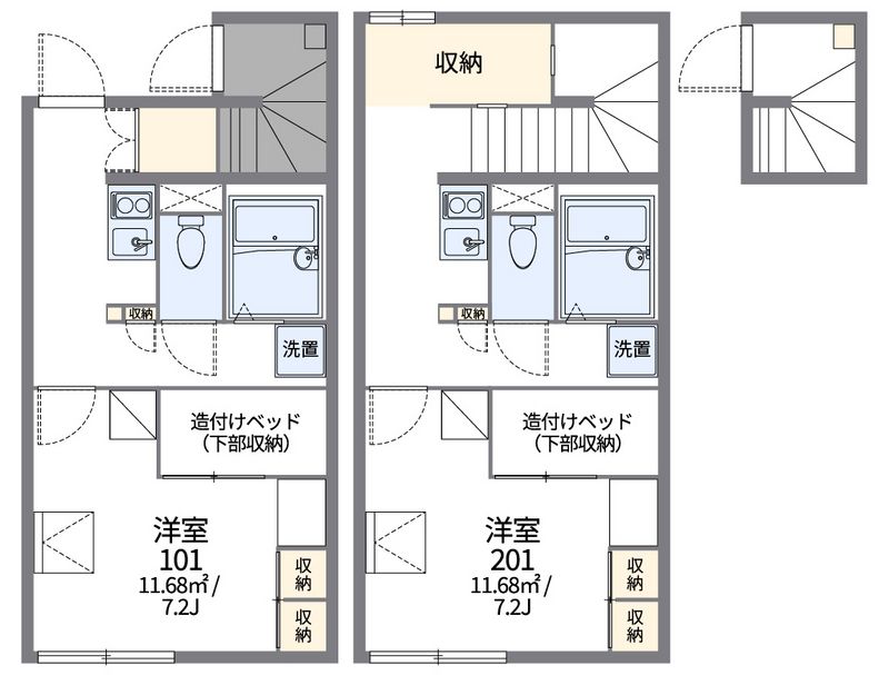 レオパレスＫ　ハウスⅠ 間取図