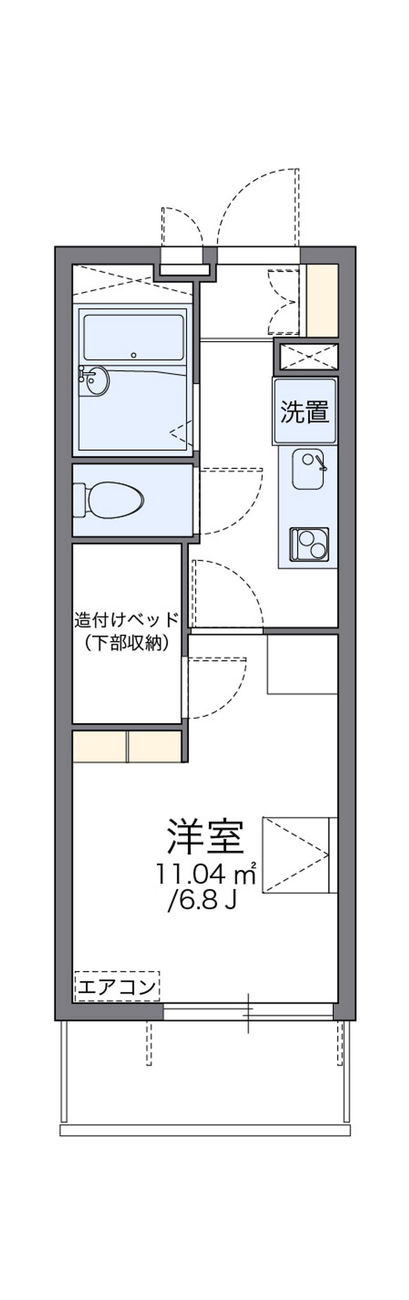 leopalace Meisei II Floor plan