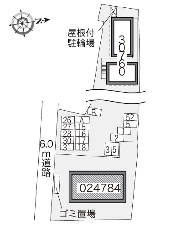レオパレスＡｖａｎｃｅｒ 配置図