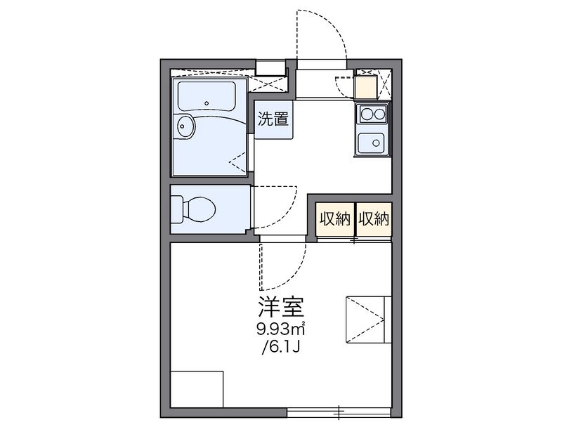 レオパレスパステルランド 間取図
