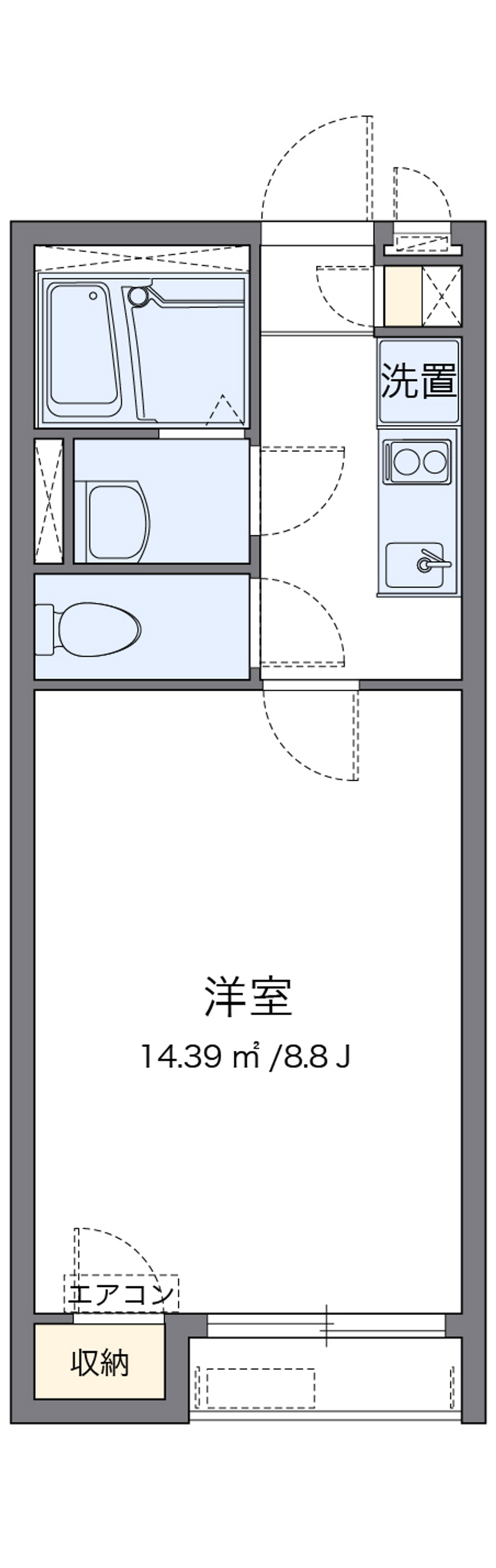 クレイノ井原乃里 間取り