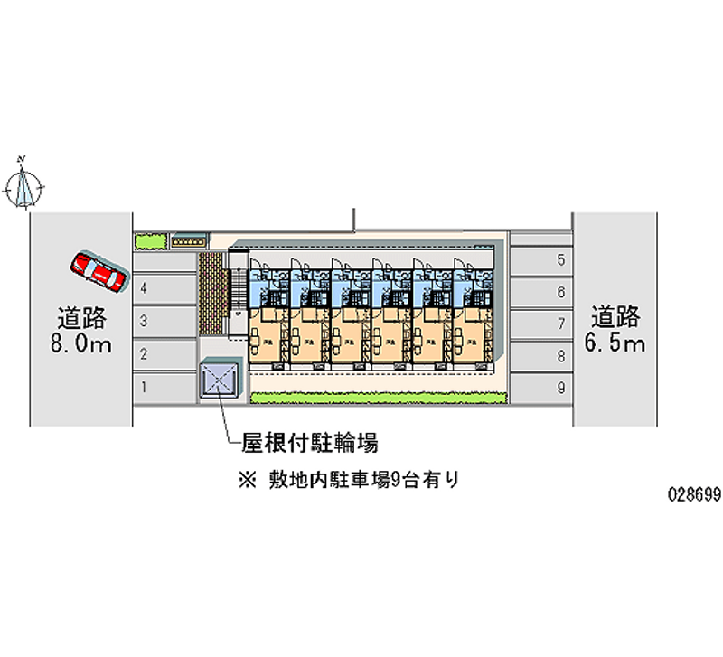 レオパレスイチ 月極駐車場