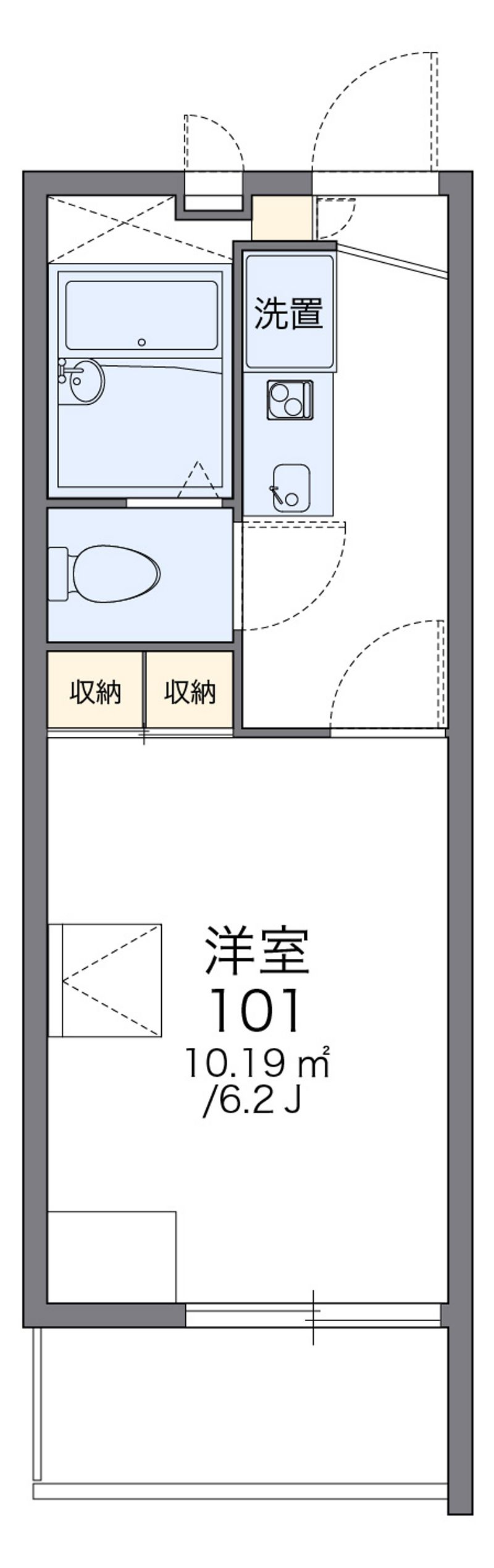 レオパレスＭＥＩＫＯＵ 間取図