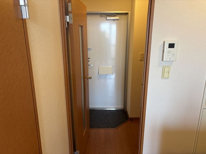 レオパレスアゼリアカーサ 玄関