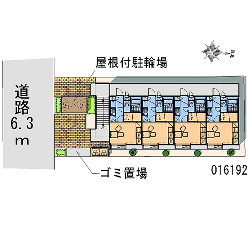 レオパレス栄町 区画図