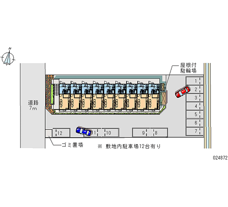 24872 bãi đậu xe hàng tháng