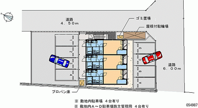 54987 Monthly parking lot