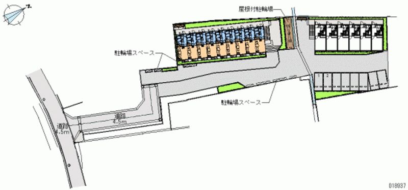 レオパレスイーストサイドパレス 月極駐車場