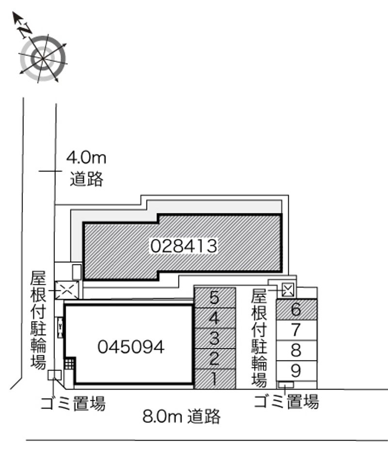レオパレスレインボー 配置図